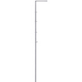 30' Banner Pole w/ Hinged Base / No Halyard